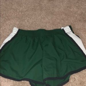 Athletic/cheer shorts.